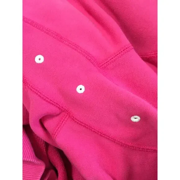 Nike Women’s Pink Medium Hoodie 08 On Back Kangaroo Pockets Long Sleeve Pullover - Picture 7 of 7